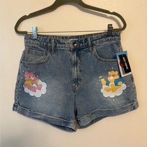 NWT Care Bears Denim Shorts
